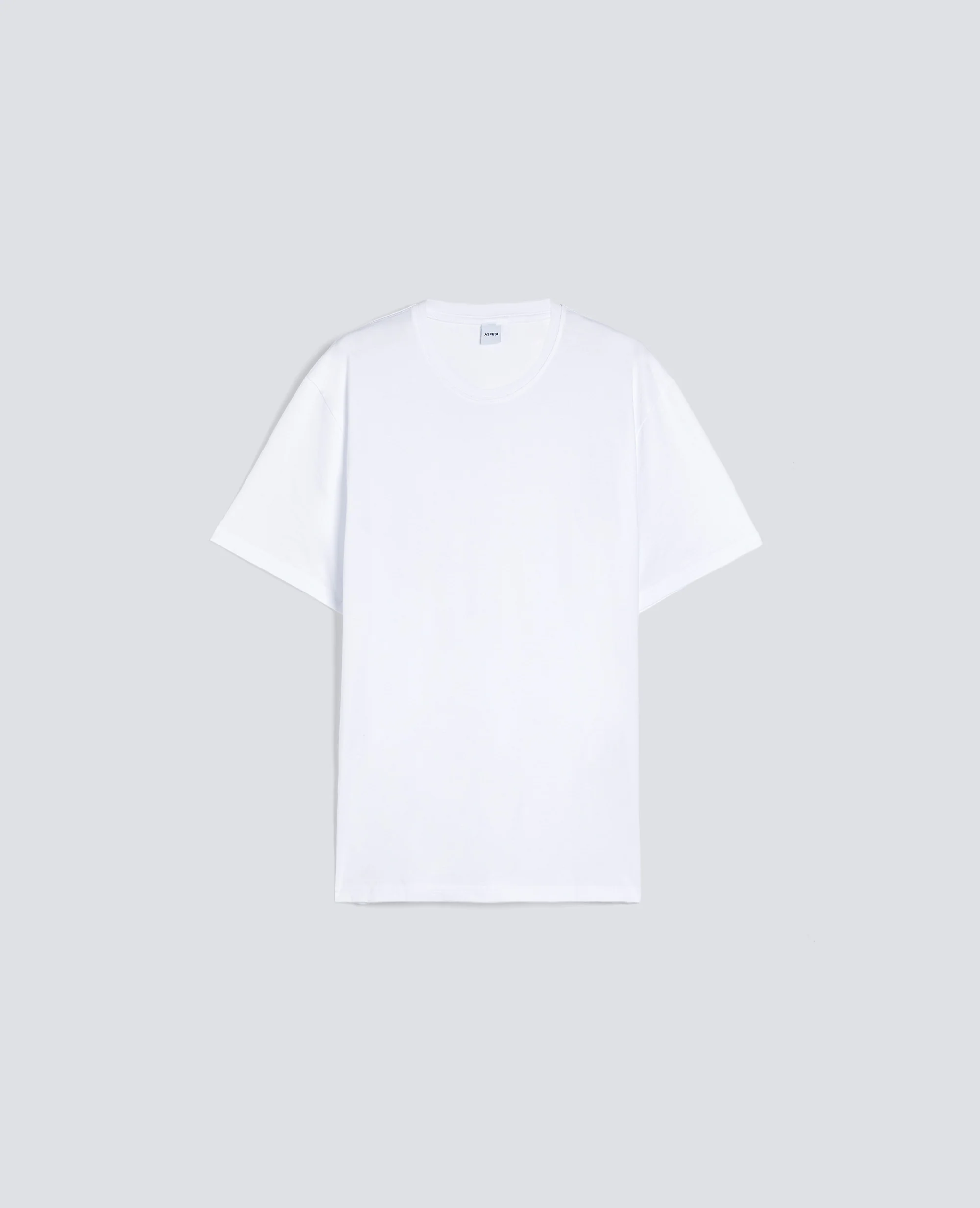 T-SHIRT IN JERSEY DI COTONE - BIANCO