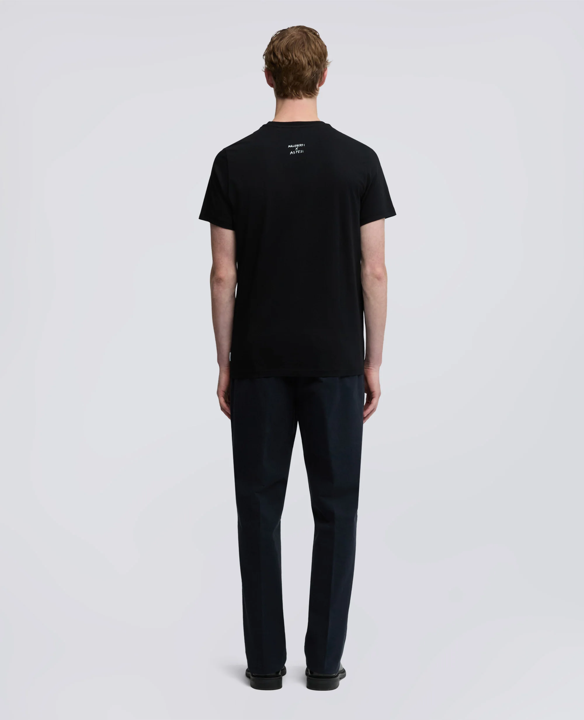 TSHIRT IN JERSEY DI COTONE CON STAMPA - NERO - Image 3