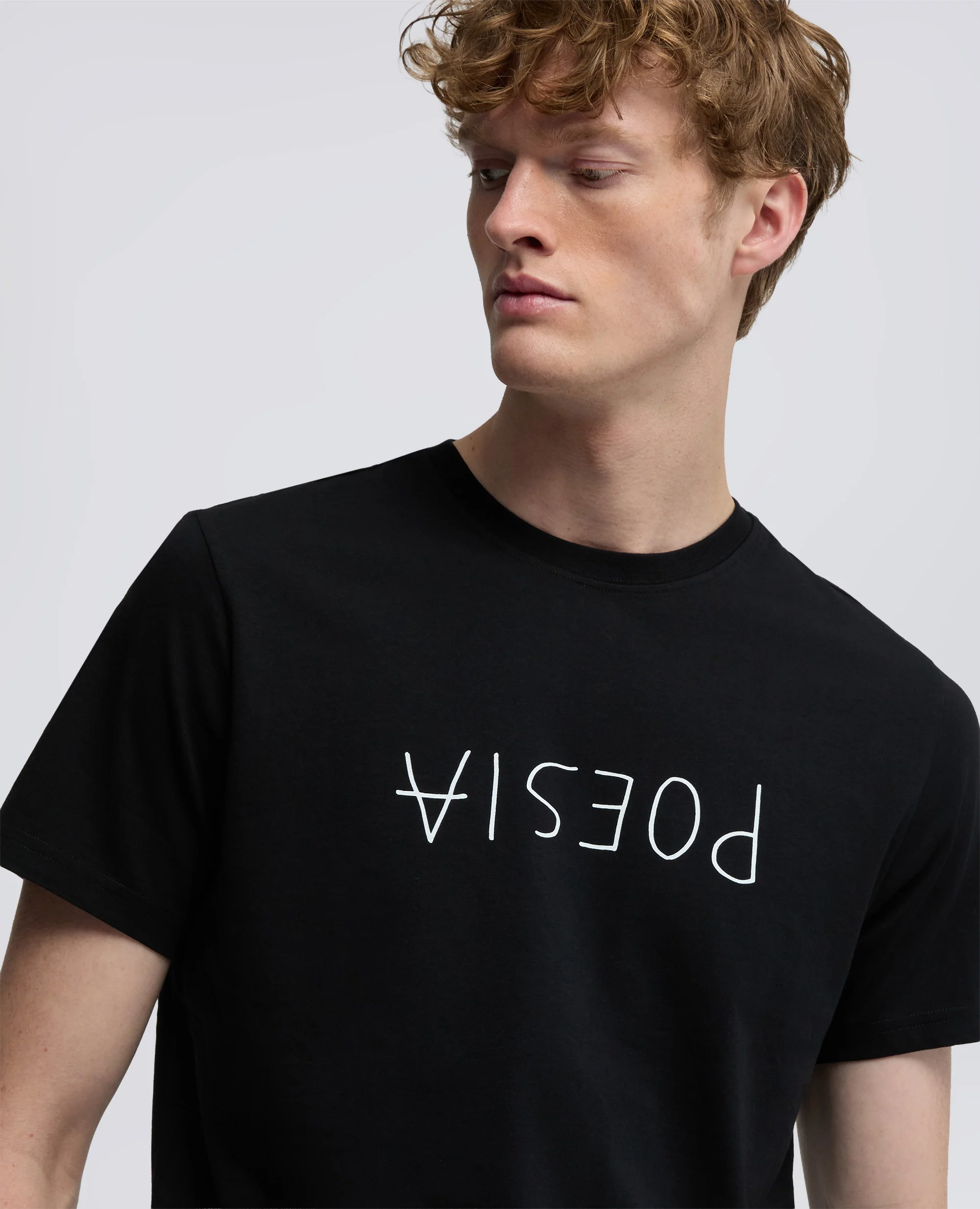 TSHIRT IN JERSEY DI COTONE CON STAMPA - NERO - Image 4