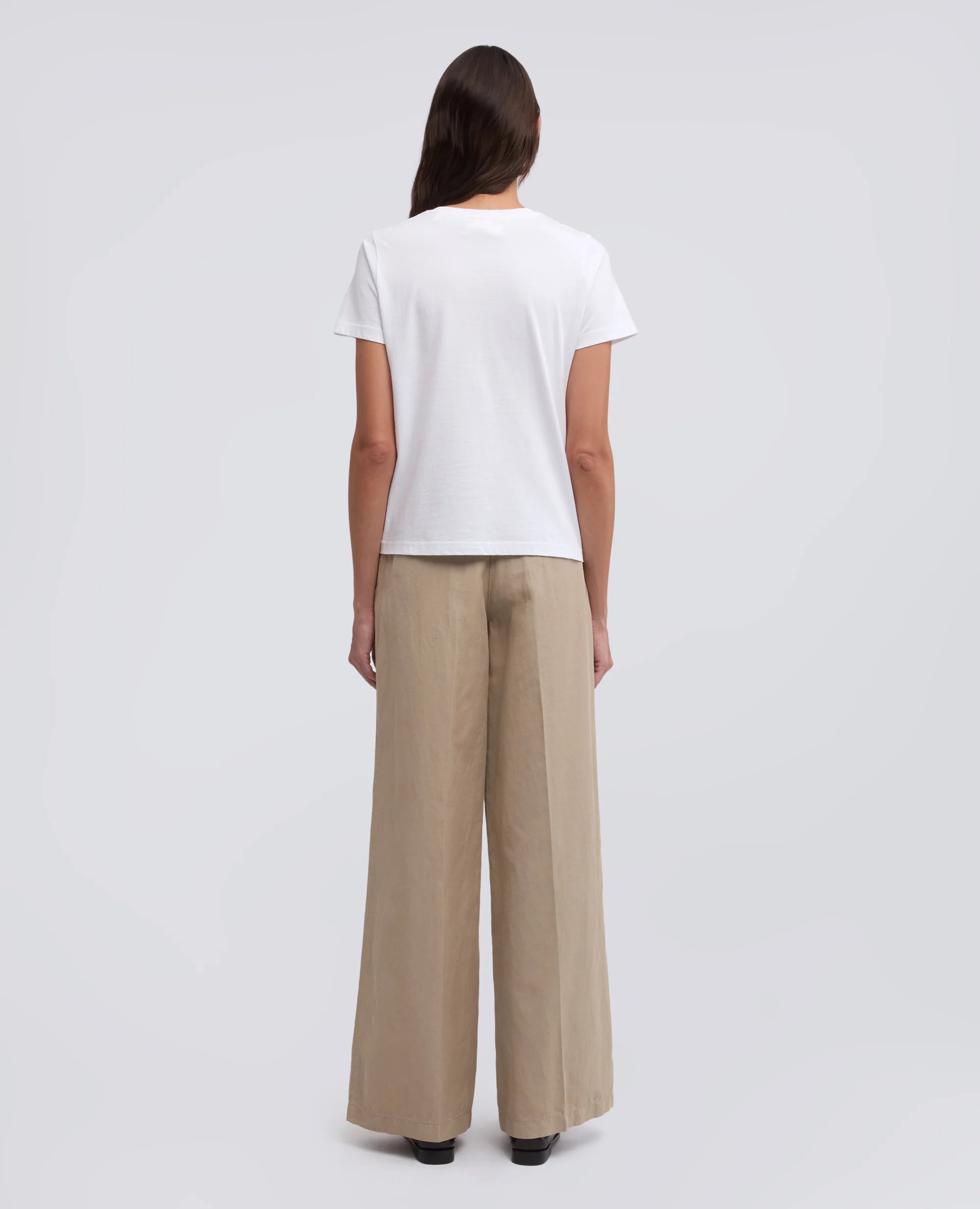 T-SHIRT IN JERSEY DI COTONE CON STAMPA "SILENZIO" IN GIAPPONESE - AA CAPSULE COLLECTION - BIANCO - Image 3